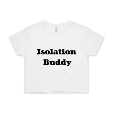Isolation Buddy Ladies Crop Top Thumbnail