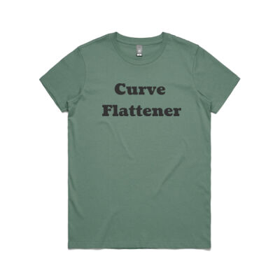 Curve Flattener Ladies T-shirt  Thumbnail