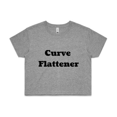 Curve Flattener Ladies Crop Top Thumbnail