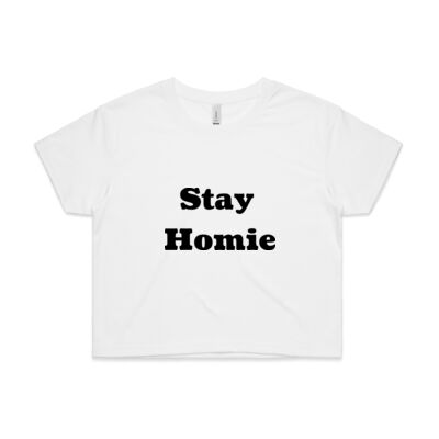 Stay Homie Ladies Crop Top Thumbnail