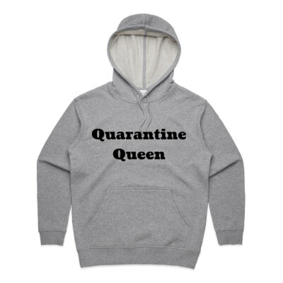 Quarantine Queen Ladies Hoody Thumbnail