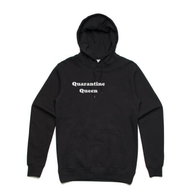 Quarantine Queen Ladies Hoody Deep Tone Thumbnail