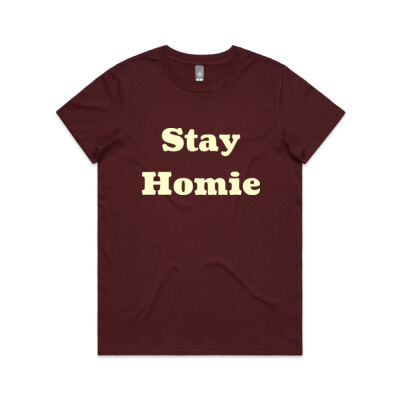 Stay Homie Ladies T-shirt Deep Tone Thumbnail